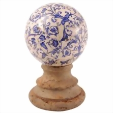 Dekorative englische Landhausstil Rosenkugel - Obelisk