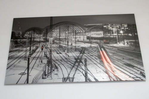 Dresdner Hauptbahnhof im Schnee // Produkttest Saal-Digital