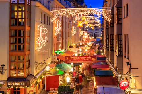 Frohe Weihnachten aus der Münzgasse, Dresden